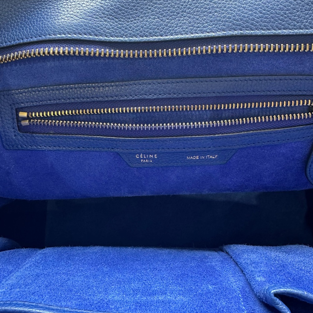 CELINE Tote Handbag Cobalt Blue - Picture 13 of 14